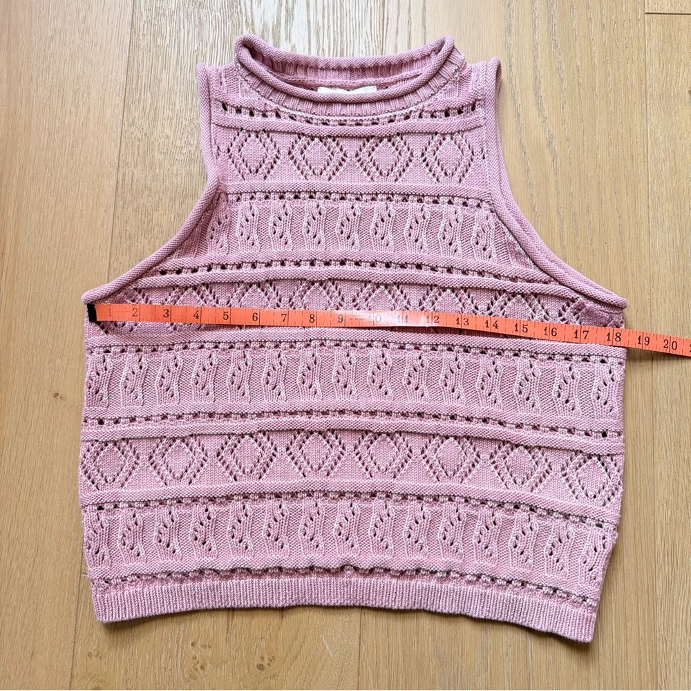 Nation LTD Lina Pointelle Top In Lilac - S - Picture 4 of 8